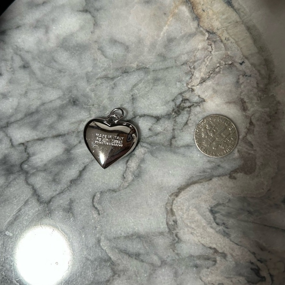 PRADA Silver Heart Charm - Picture 3 of 3